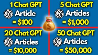 How To Make Money With ChatGPT | The ONLY ChatGPT Tutorial You Need To Make $1,000 a Day!