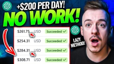The Laziest Way To Making $200/Day With Ai & ChatGPT (Make Money Online For Beginers)