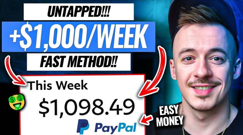 UNIQUE $1,000/WEEK Method That Pays & NOBODY Does It! (Make Money Online In 2023)