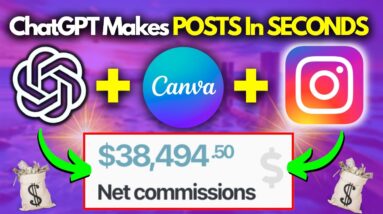 Make Money With ChatGPT & Canva Creating INSTAGRAM POSTS In Seconds ($20,000 A MONTH NO FACE METHOD)