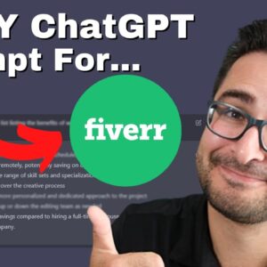 Easy ChatGPT Hack For Making Money On Fiverr!