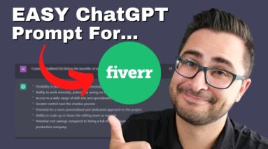 Easy ChatGPT Hack For Making Money On Fiverr!