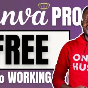 How to Get Canva PRO for Free | Canva PRO for Lifetime