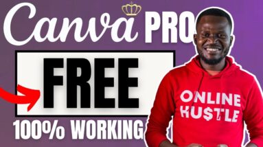How to Get Canva PRO for Free | Canva PRO for Lifetime