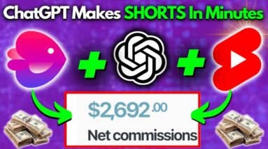 Using ChatGPT Make YouTube SHORTS In Minutes ($10,000 FACELESS METHOD) Make Money with ChatGPT