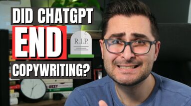 ChatGPT and Copywriting - Are Copywriters Done For?