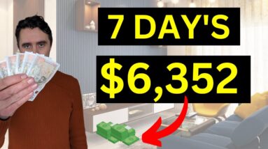 Earn $6352 In 7 Days Using This SIMPLE Method To Earn Online
