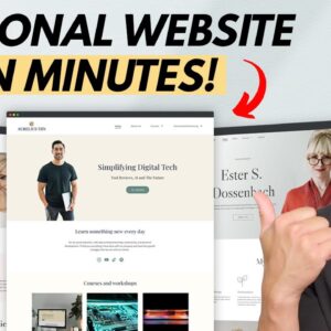How To Make a Personal Website For Beginners (Without Coding)