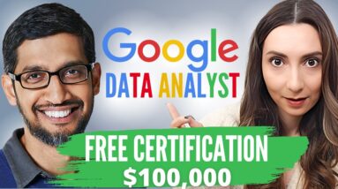 Make Money Online as a Data Analyst with FREE Google Certifications & Training