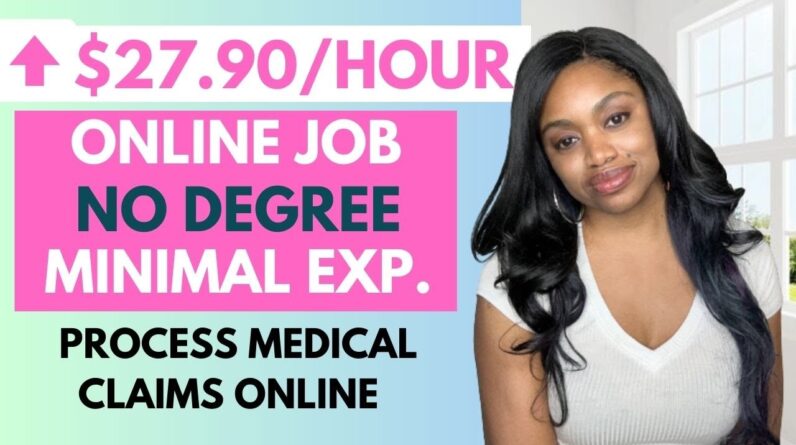 ⬆️$27.90 Per Hour To Process Claims Online Little Experience I Computer Provided I No Phone Needed.