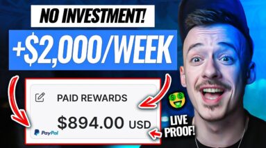 NO-INVESTMENT +$2,000/Week Method For Beginners That PAYS EVERYTIME! (Make Money Online 2023)