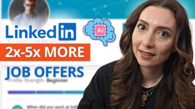 3 AI Tools That Get You 5X More Jobs on LinkedIn | Unbeatable Profile