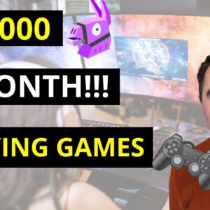 $66,000 a MONTH Playing Video Games