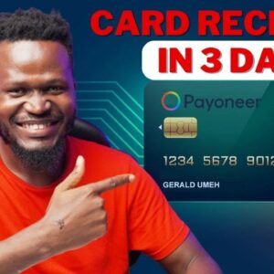 How To Order A Payoneer Card and Receive it In 3 Days (Payoneer MasterCard)