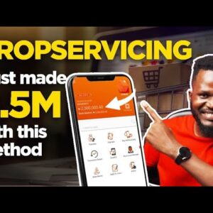 Drop Servicing For Beginners - How To Make Money Online For FREE (No Skill Required)