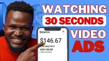 Earn $1 Every 30 Seconds Watching Video Ads Online | Make Money Online