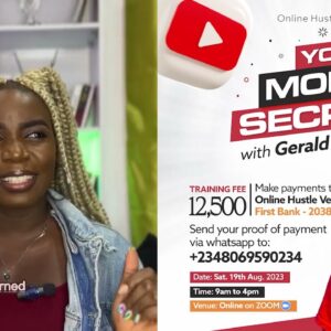 How To Make Money on YouTube - YouTube Money Secrets with Gerald Umeh