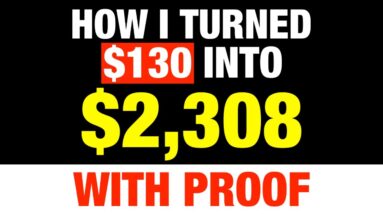 How I Turned $130 Into $2,308 With Affiliate Marketing