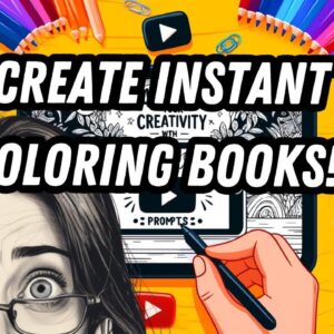 Instantly Create Coloring Books That You Can Sell On Amazon KDP