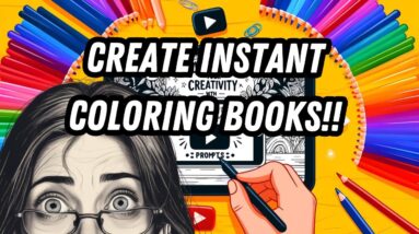 Instantly Create Coloring Books That You Can Sell On Amazon KDP