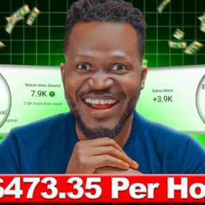 Earn $473.35 Everyday This AI Powered Faceless YouTube Automation Channel | Make Money Online