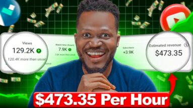 Earn $473.35 Everyday This AI Powered Faceless YouTube Automation Channel | Make Money Online