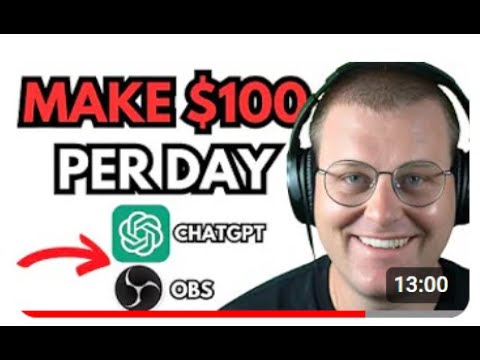 EASIEST Way to Make $100 Per Day With Chat GPT / AI (Even if You're a Beginner)