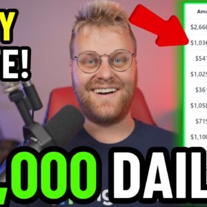 🔴 LIVE: NEW AI Passive Income Side Hustle I Use To Make Money Online ($1,000+ DAILY!)