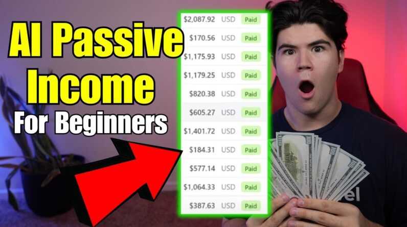 NEW AI Passive Income Side Hustle I Use To Make Money Online ($1,000+ DAILY!)