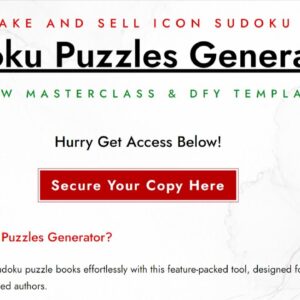 Sudoku Puzzles Generator Special Masterclass Bonuses