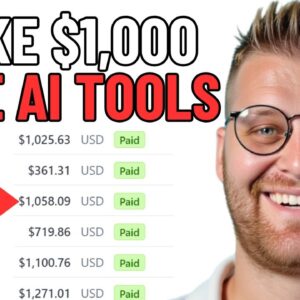 Make $1,000 Daily With THESE New FREE AI Tools! (Make Money Online With AI / ChatGPT)