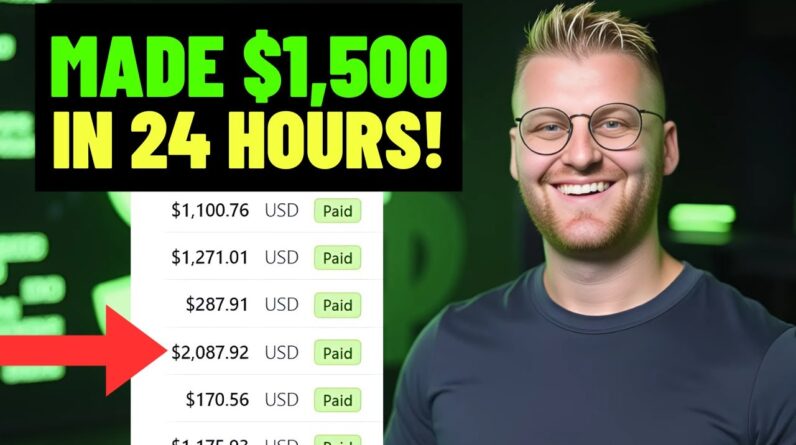 I Made $1,500 With ChatGPT in 24 Hours! Now It's Your Turn (Make Money Online With ChatGPT)