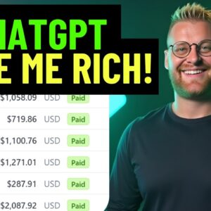 I Made MILLIONS With ChatGPT! Now It's Your Turn (Make Money Online With ChatGPT)