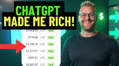 I Made MILLIONS With ChatGPT! Now It's Your Turn (Make Money Online With ChatGPT)