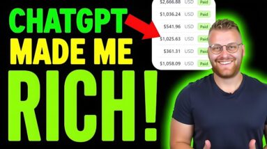 I Made MILLIONS with ChatGPT! Here's The EXACT Steps I Took (Make Money Online With ChatGPT)