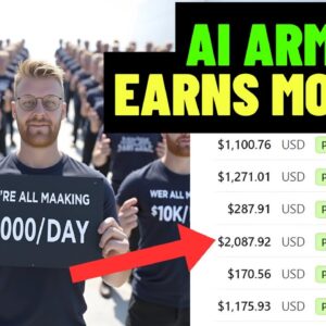 My AI Clone Army Makes $1000/Hour LIVE (Make Money Online With AI)