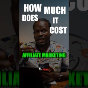 How much it costs to start affiliate marketing